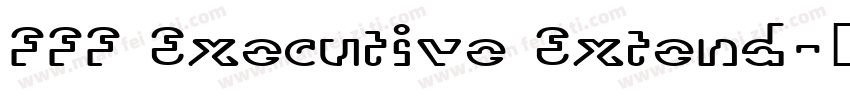 FFF Executive Extend字体转换